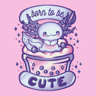Cukinak születtem Axolotl póló minta