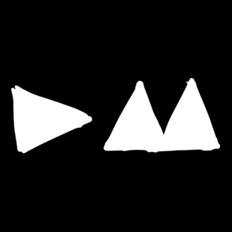 DepecheMode triangle  póló minta