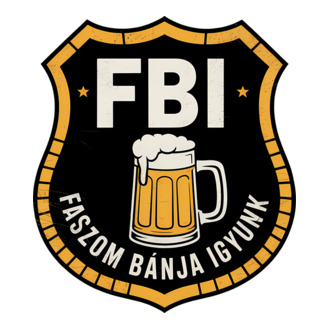 FBI legénybúcsú 1 póló minta