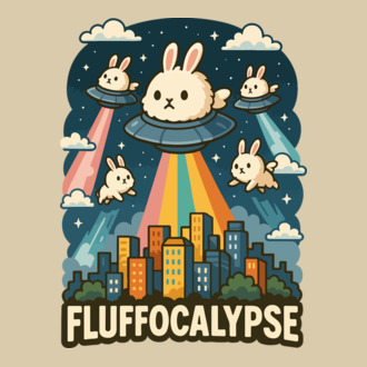 Fluffocalypse póló minta