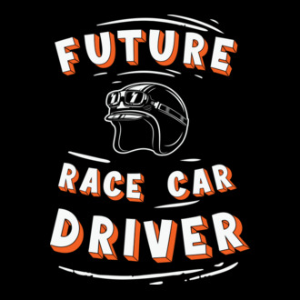 Future race car driver - Leendő autóversenyző póló minta