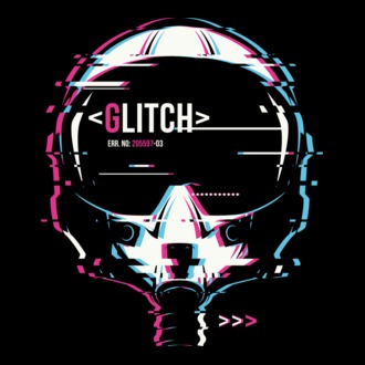 Glitch 01 póló minta