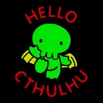 Hello Cthulhu póló minta