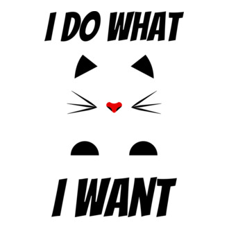 I do what I want póló minta