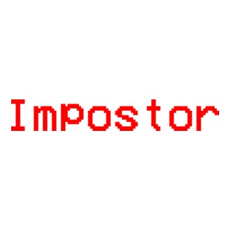 Impostor póló minta