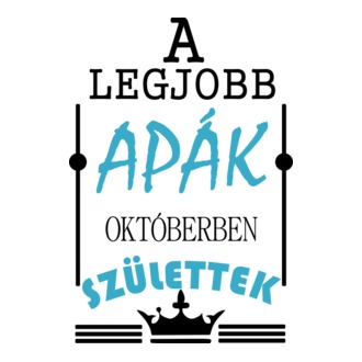 LEGJOBB APÁK OKTÜBERBEN póló minta