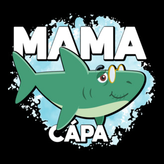 Mama cápa póló minta