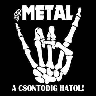 Metal a csontodig hatol póló minta