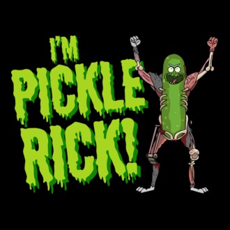 Pickle Rick! póló minta