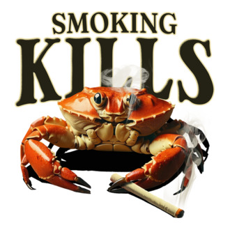 Smoking kills póló minta