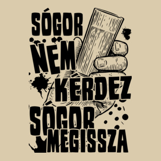 Sógor megissza póló minta