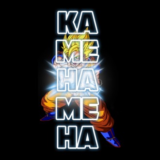 Son Goku Kamehameha póló minta