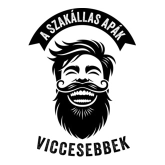 Szakallas apa (színezhetō) póló minta