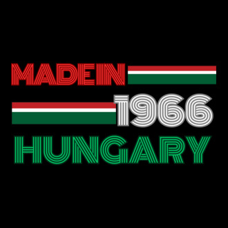 Szülinap retro 1966 piros fehér zöld póló minta