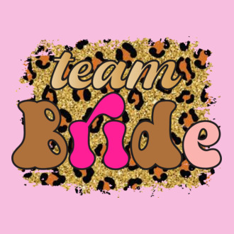 Team Bride leopárd póló minta