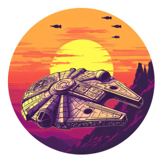 Űrutazók álma - Egyedi STAR WARS minta póló minta