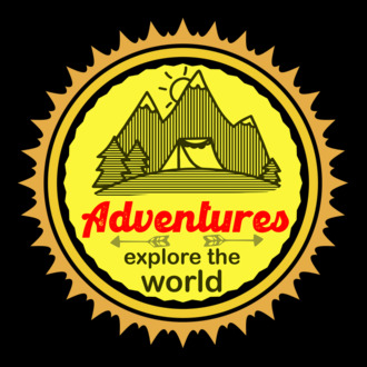 adventures explore the world póló minta