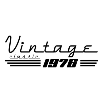 amerikai klasszikus stílusú vintage classic felirat évszámmal, retro hangulatú dátum, 1976 póló minta