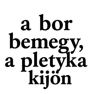 bor pletyka.fekete póló minta