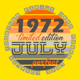 perfect 1972 july póló minta