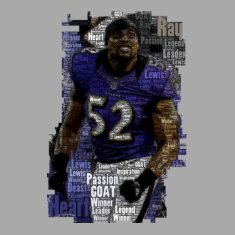ray lewis póló minta