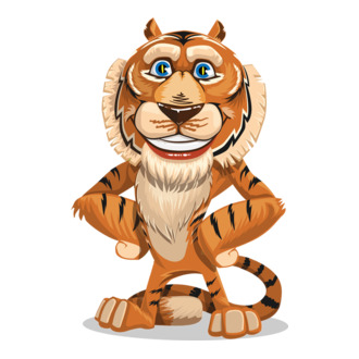 tigris póló minta