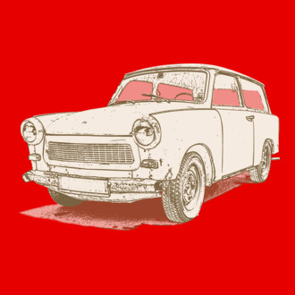 trabant kombi póló minta