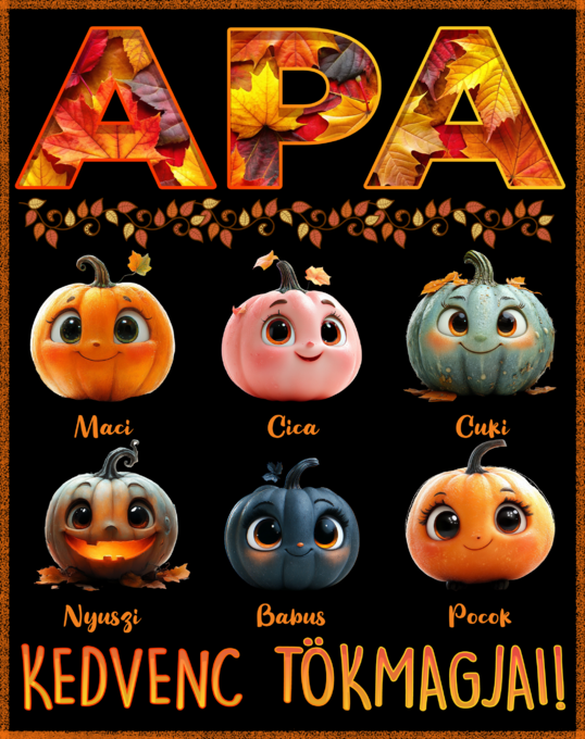 Tökmag Halloween család