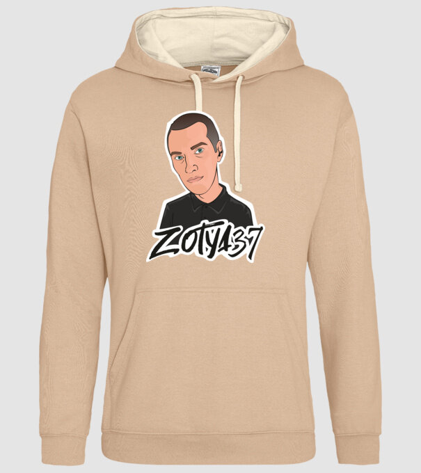 Zotya37 Termék minta homokszín pólón