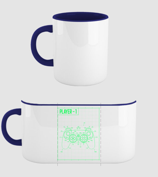 retro-gaming-t-shirt-design-creator-featuring-a-diagram-of-a-console-244b-el1 minta sötétkék pólón