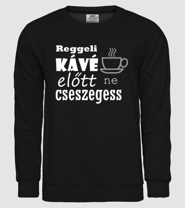 kávé minta fekete pólón