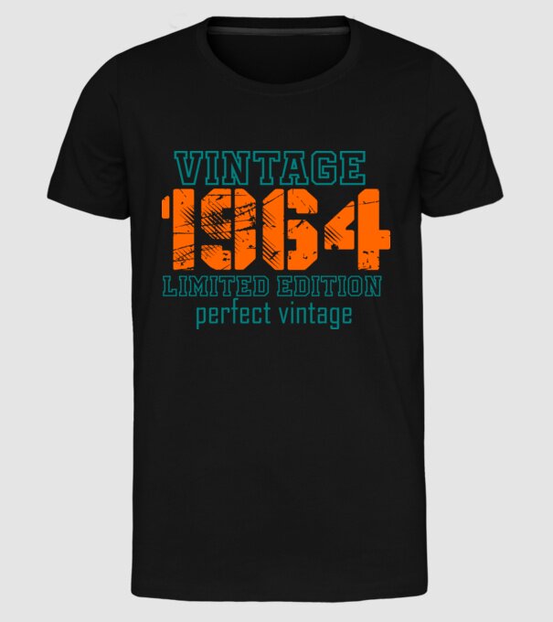 196 limited edition minta fekete pólón