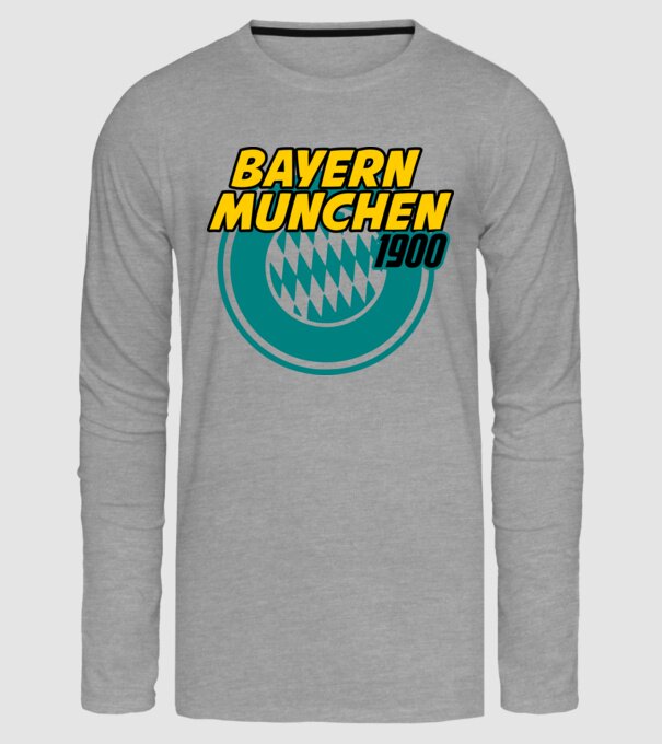 bayern minta szürke pólón