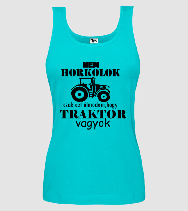 traktoros minta türkiz pólón