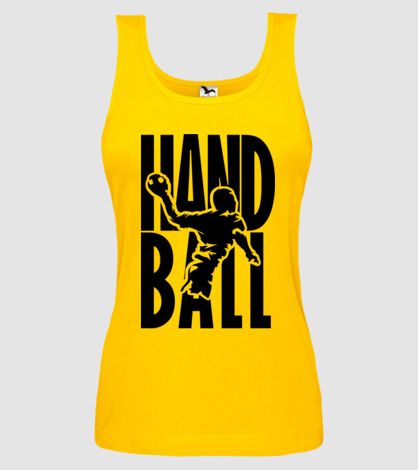 hanball stencil minta sárga pólón