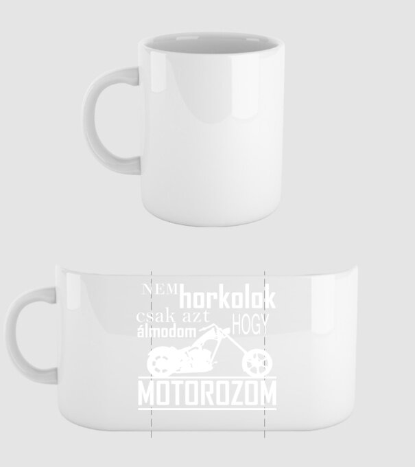 motor fehér minta fehér pólón