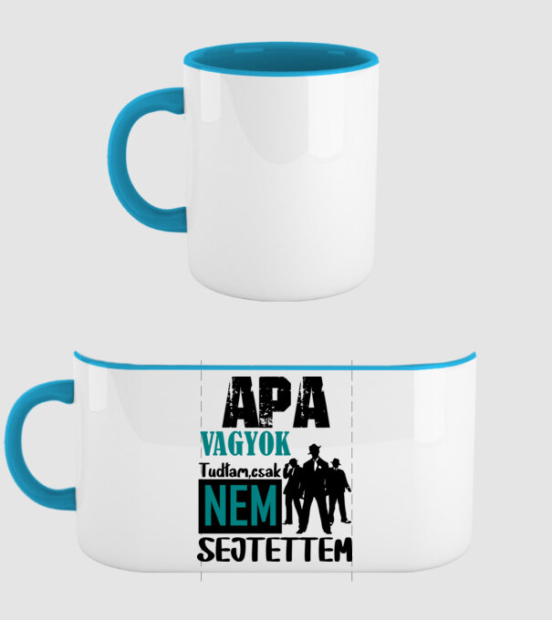 APA vagyok tudtam csak... minta világoskék pólón