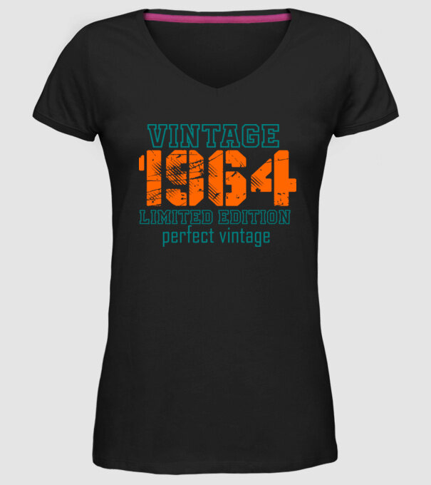 196 limited edition minta fekete pólón