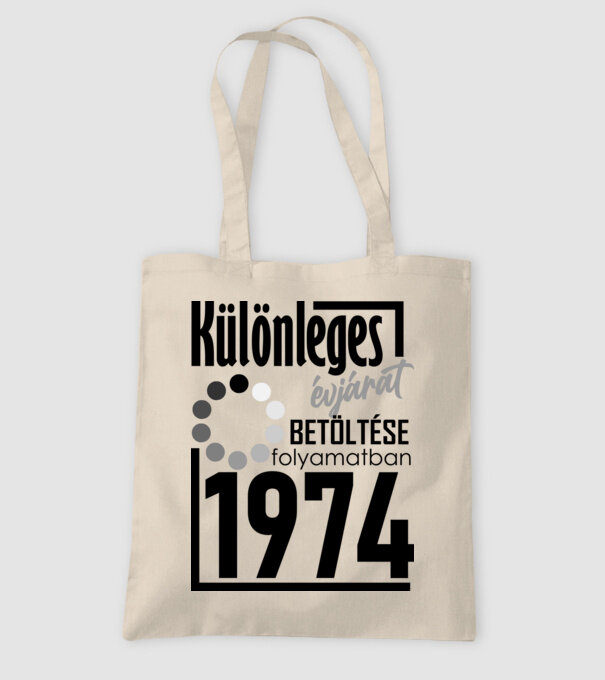 1974 betöltés minta homokszín pólón