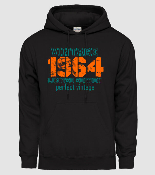 196 limited edition minta fekete pólón