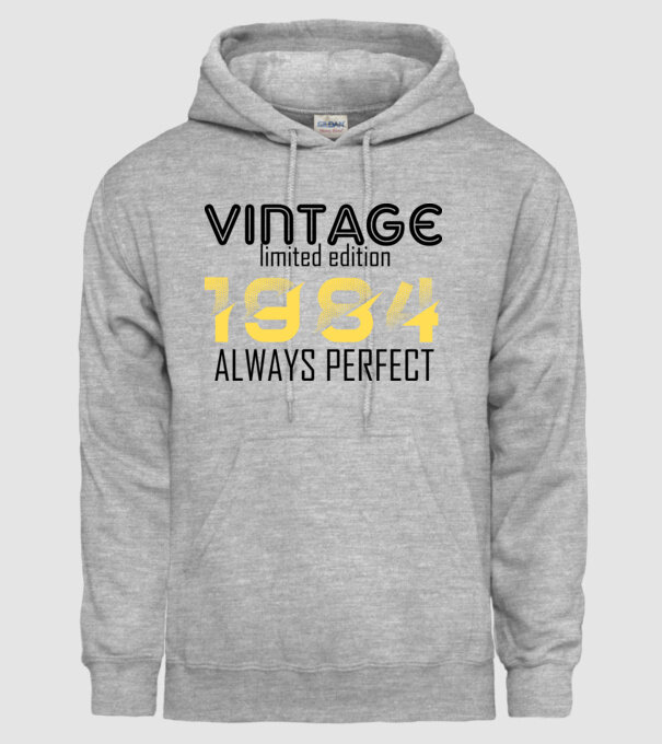 always perfect 1984 minta szürke pólón
