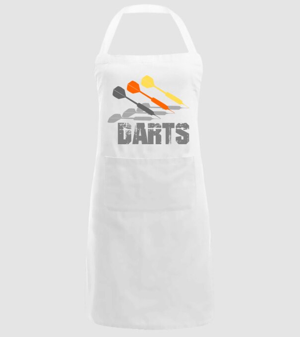 darts 2 minta fehér pólón