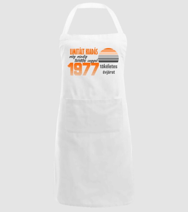limitált kiadás 1977 minta fehér pólón
