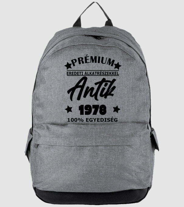 antik 1978 minta szürke pólón