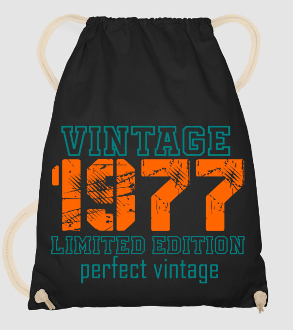 1977 limited edition minta fekete pólón