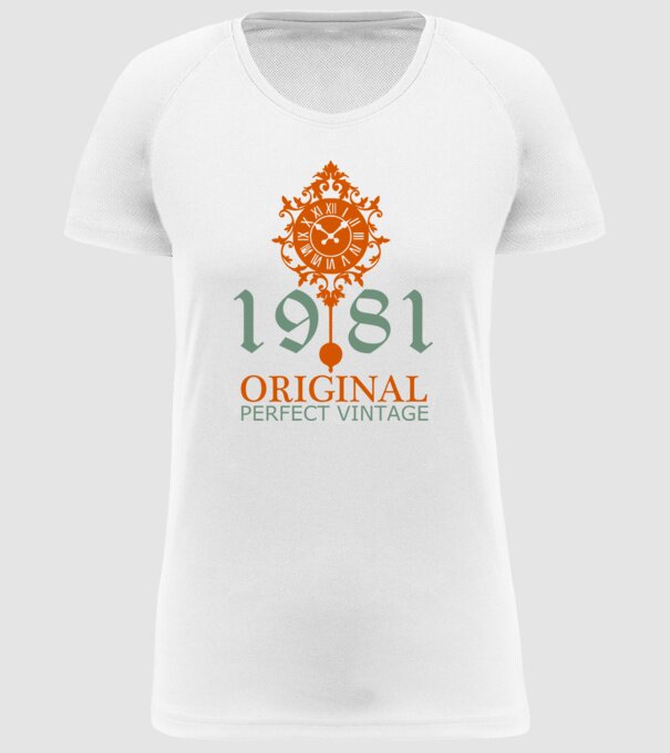 original 1981 minta fehér pólón