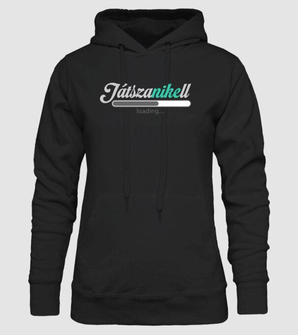 játszanikell loading minta fekete pólón