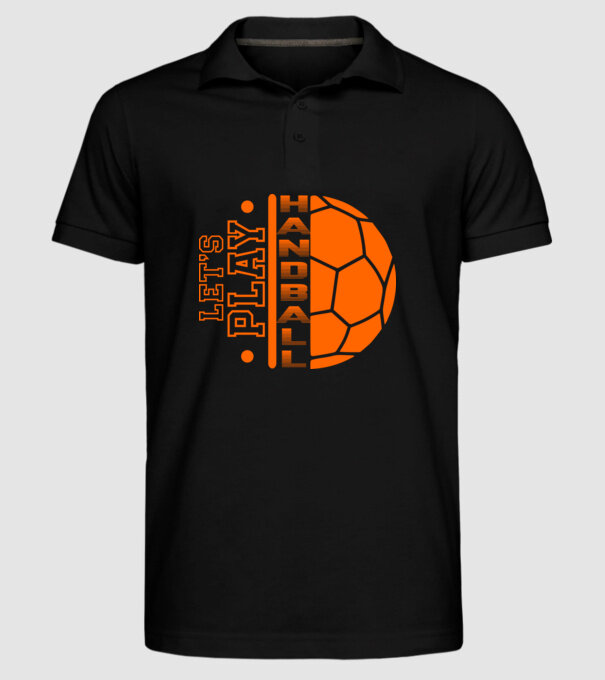 handbal02 minta fekete pólón