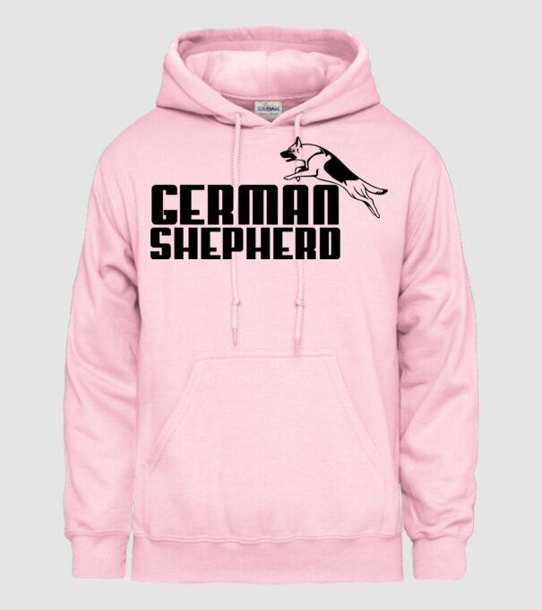 puma german shepherd minta világos rózsaszín pólón