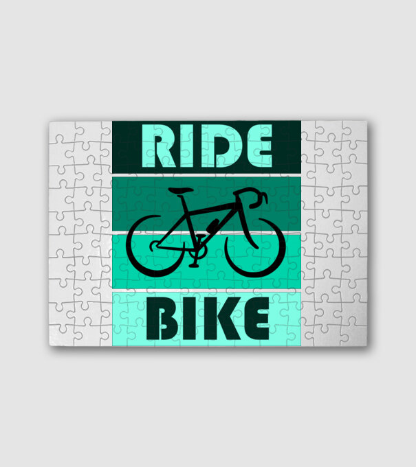 bicycle minta fehér pólón